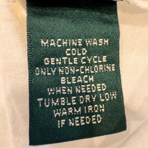 Ralph Lauren Women’s Sleeveless Tank Top W/ Ruffles Scoop Neck White Sz M - Picture 7 of 9